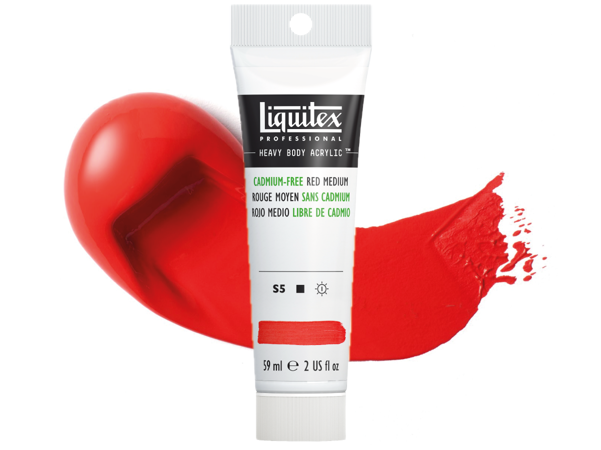 LIQUITEX HEAVY BODY 59ML 894 KADMIUM FREI ROT MEDIUM 1