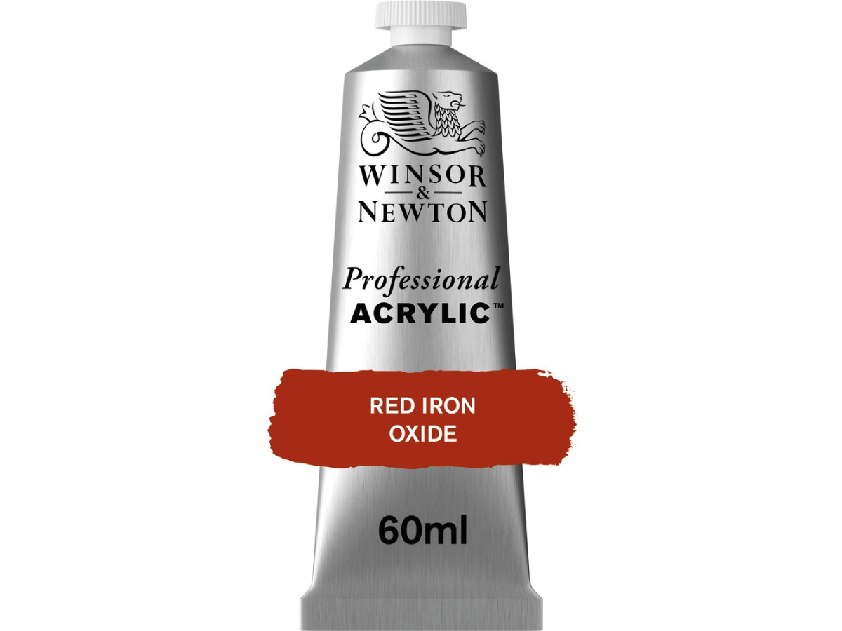 WINSOR & NEWTON PROFESSIONAL ACRYLIC 60ML 560 RED IRON OXIDE 1