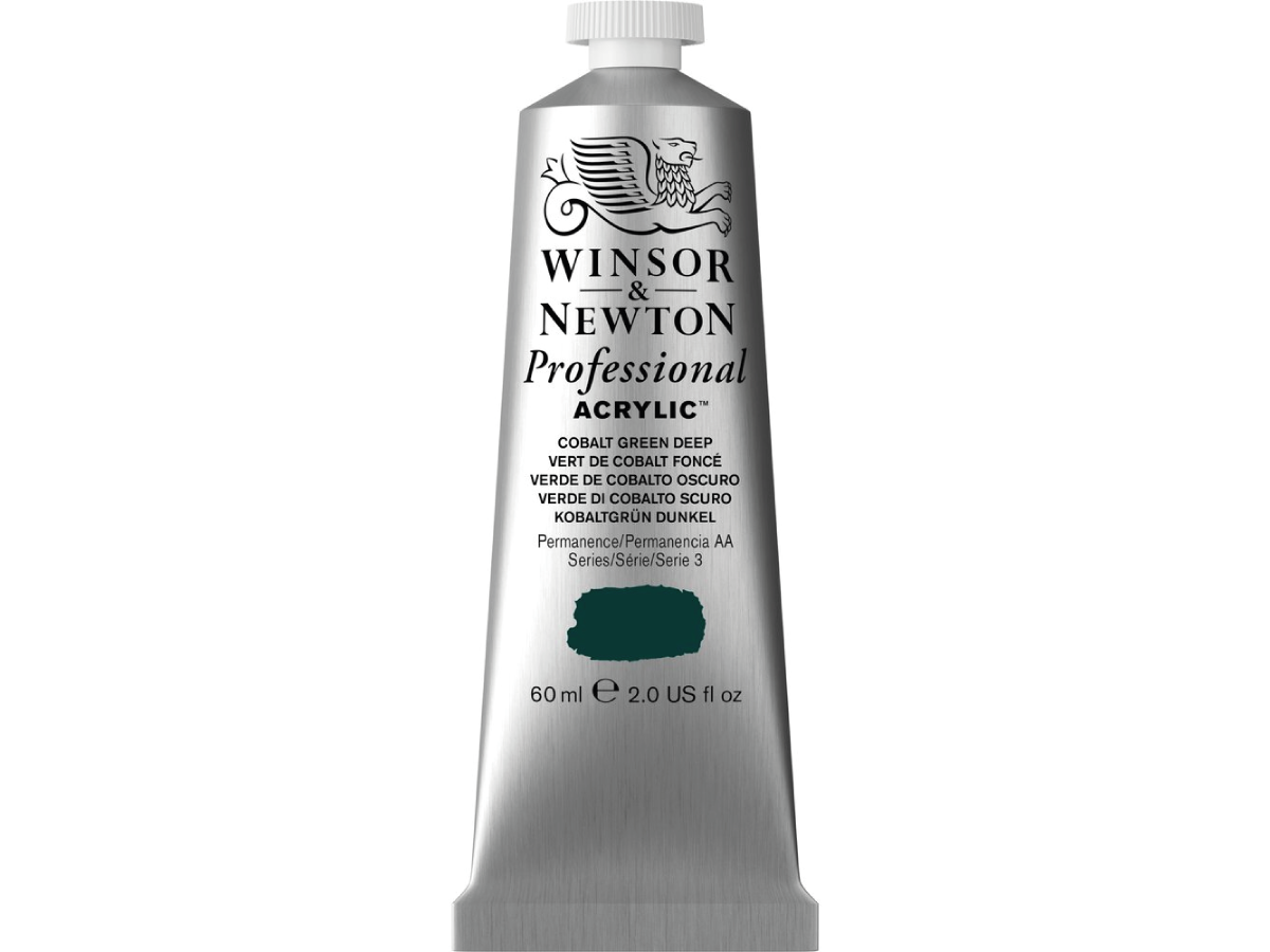 WINSOR & NEWTON PROFESSIONAL ACRYLIC 60ML 185 COBALT GREEN DEEP 1