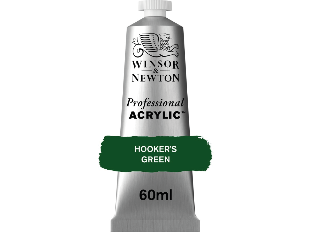 WINSOR & NEWTON PROFESSIONAL ACRYLIC 60ML 311 HOOKERSGREEN 1
