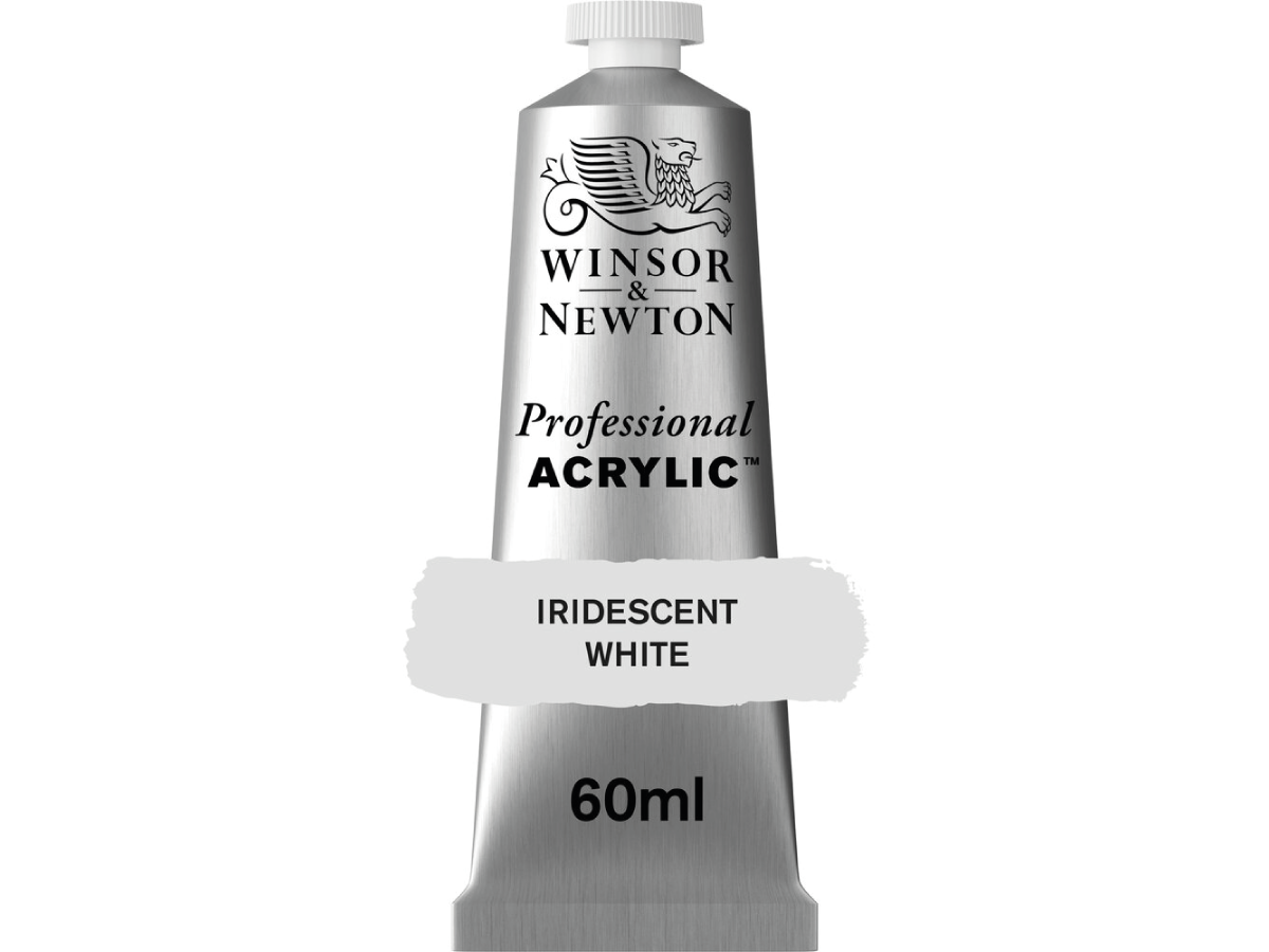 WINSOR & NEWTON PROFESSIONAL ACRYLIC 60ML 330 IRIDESCENT WHITE 1