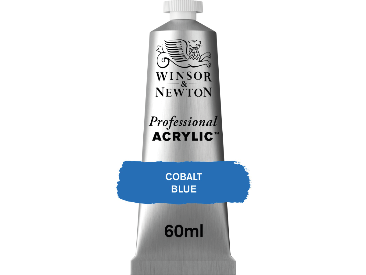 WINSOR & NEWTON PROFESSIONAL ACRYLIC 60ML 178 COBALT BLUE 1