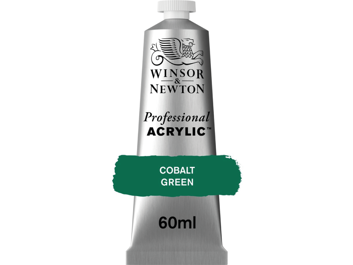 WINSOR & NEWTON PROFESSIONAL ACRYLIC 60ML 184 COBALT GREEN 1