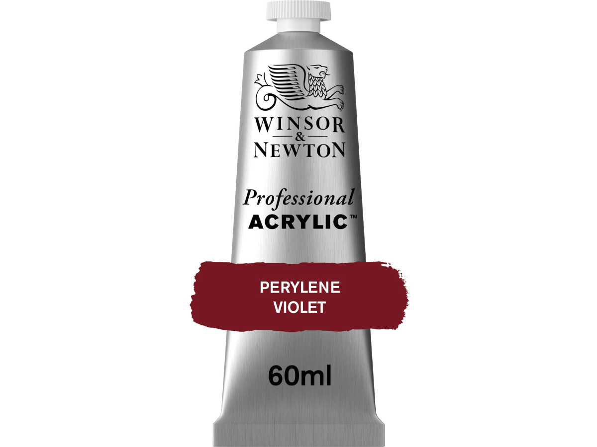 WINSOR & NEWTON PROFESSIONAL ACRYLIC 60ML 470 PERYLENE VIOLET 1