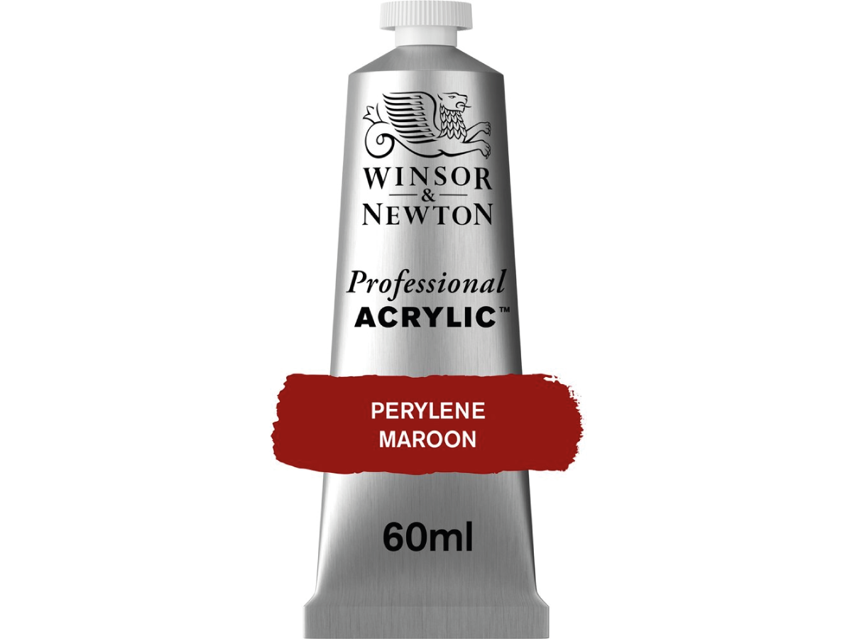 WINSOR & NEWTON PROFESSIONAL ACRYLIC 60ML 507 PERYLENE MAROON 1