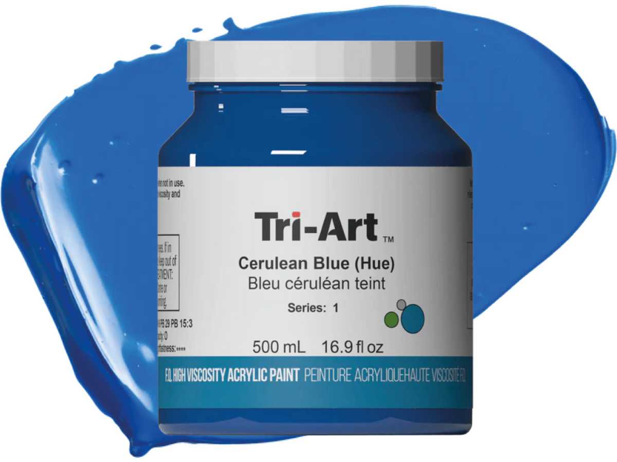TRI-ART ACRYLFARBE 500ML S1 CÖLINBLAU IMITERT 1