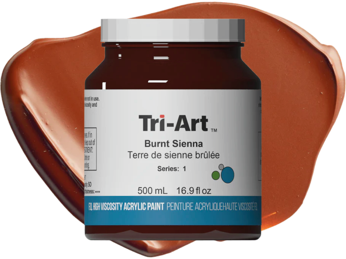 TRI-ART ACRYLFARBE 500ML S1 SIENA GEBRANNT 1