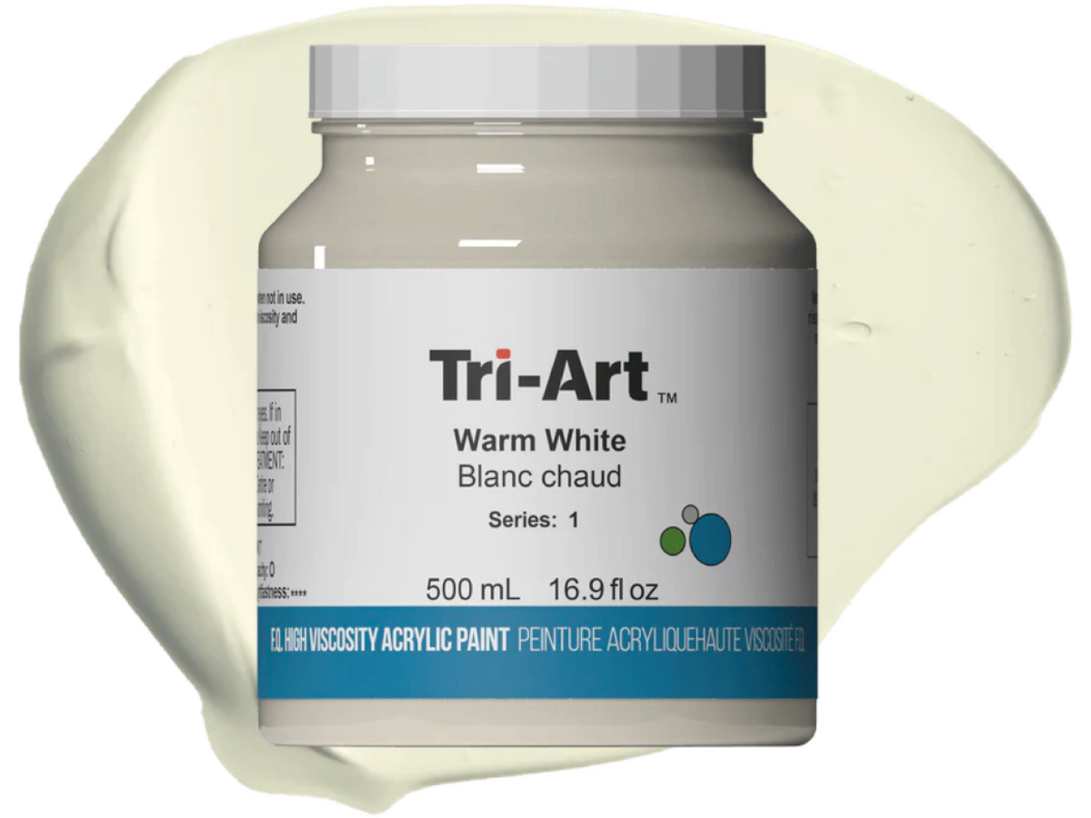 TRI-ART ACRYLFARBE 500ML S1 WARMWEISS 1