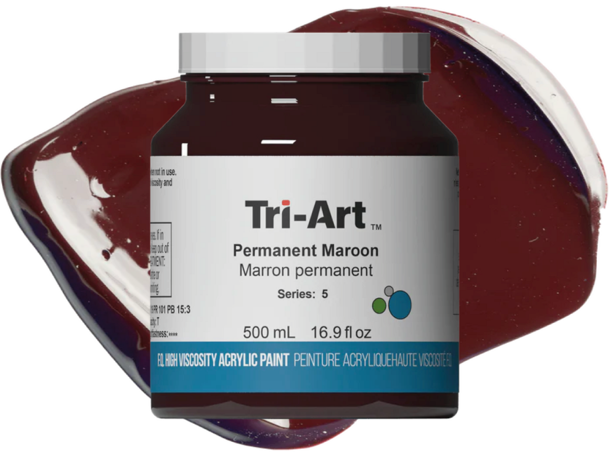TRI-ART ACRYLFARBE 500ML S5 KASTANIENBRAUN PERMANENT 1