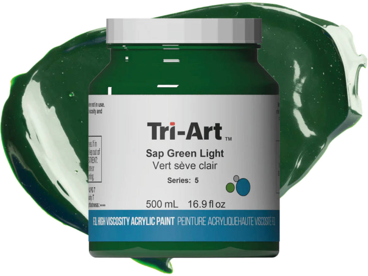 TRI-ART ACRYLFARBE 500ML S5 SAFTGRÜN HELL 1