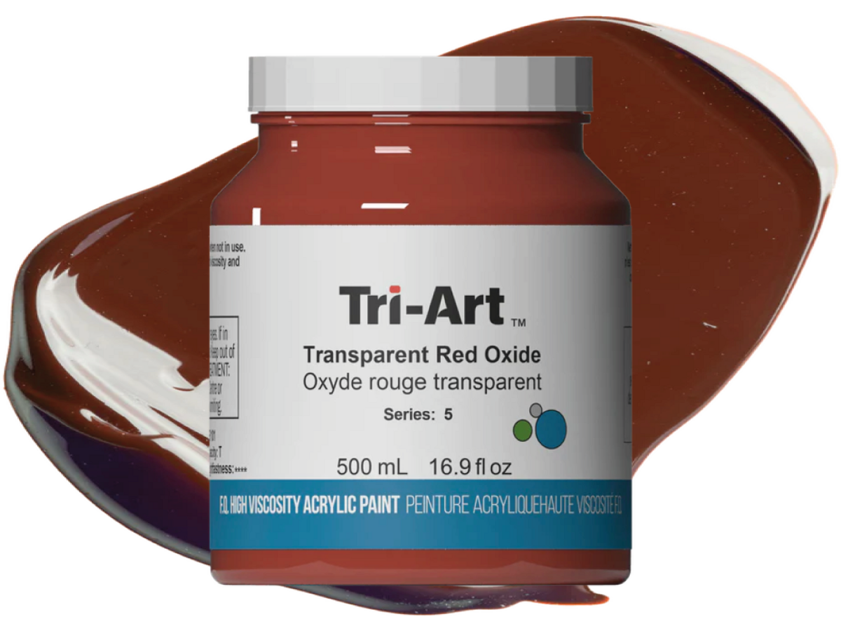 TRI-ART ACRYLFARBE 500ML S5 TRANSPARENT RED OXIDE 1