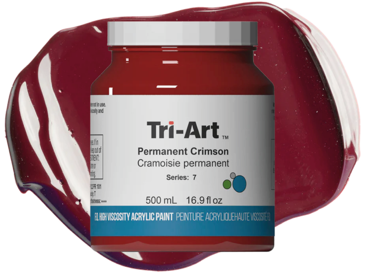 TRI-ART ACRYLFARBE 500ML S7 PERMANENT ALIZARINKARMESIN 1