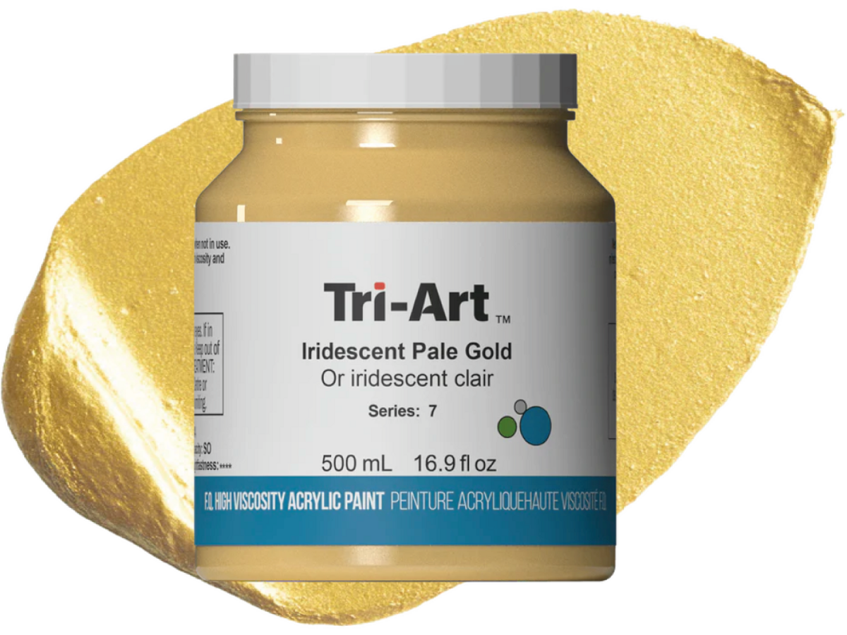 TRI-ART ACRYLFARBE 500ML S7 IRSIRENDES GOLD HELL 1
