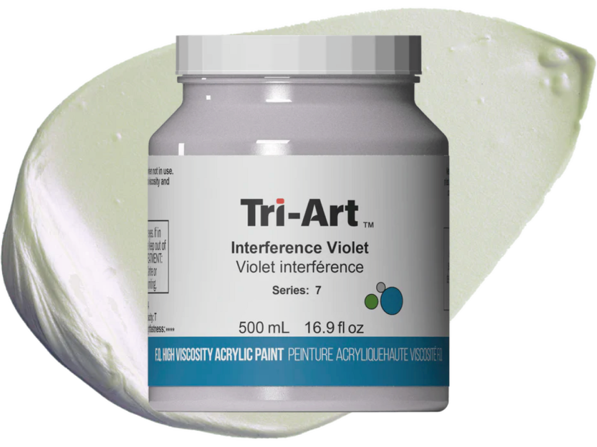 TRI-ART ACRYLFARBE 500ML S7  INTERFERENZ VIOLETT 1