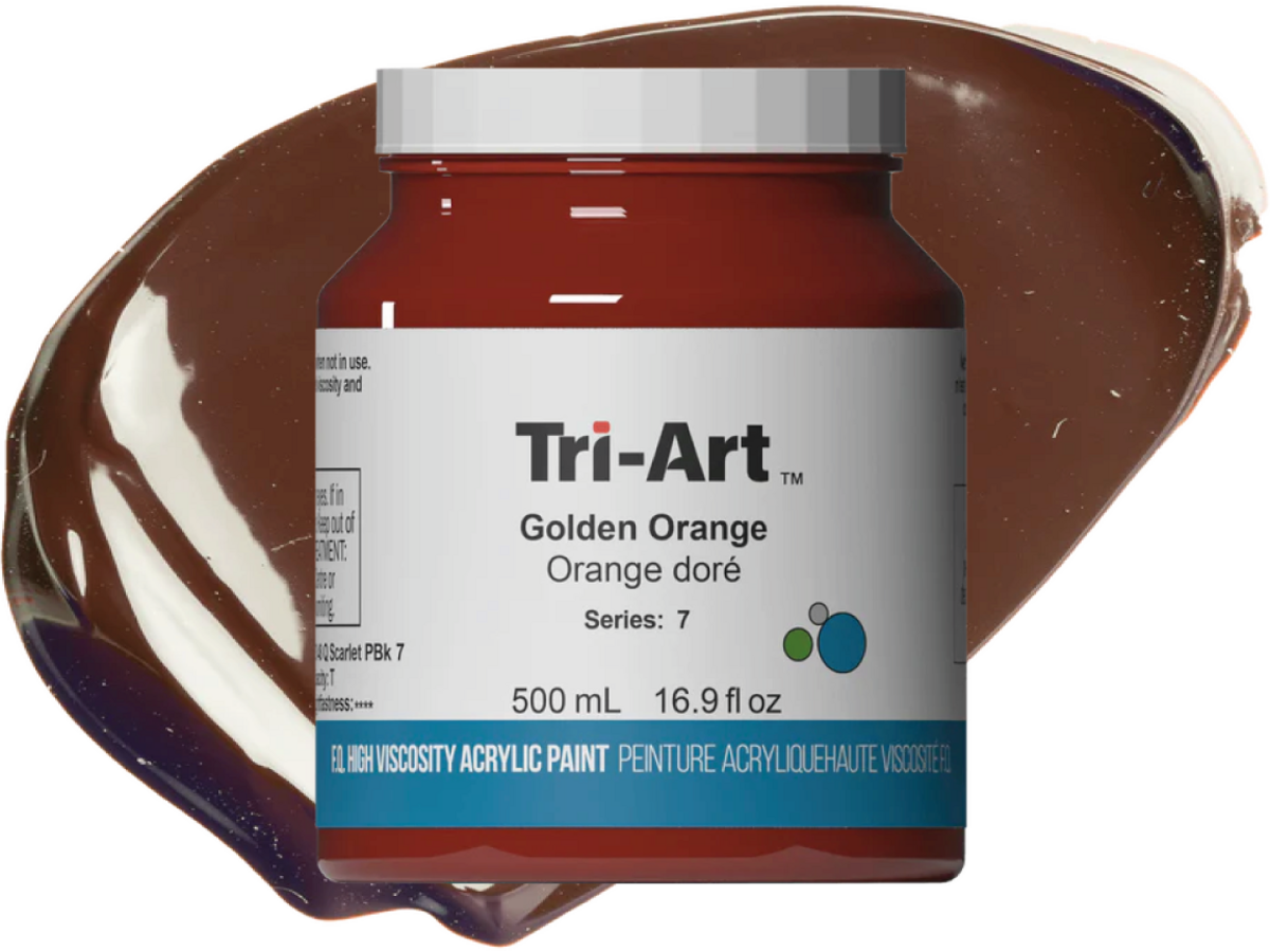 TRI-ART ACRYLFARBE 500ML S7 GOLD ORANGE 1