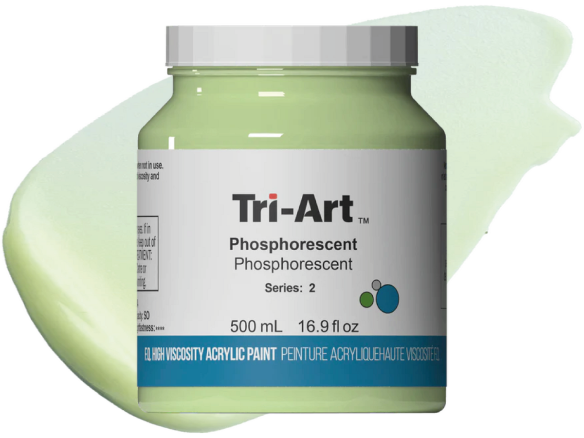 TRI-ART ACRYLFARBE 500ML S8 PHOSPHORESZIEREND 1