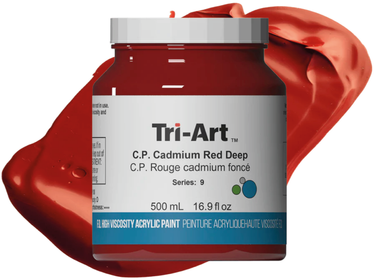 TRI-ART ACRYLFARBE 500ML S9 KADMIUMROT DUNKEL 1