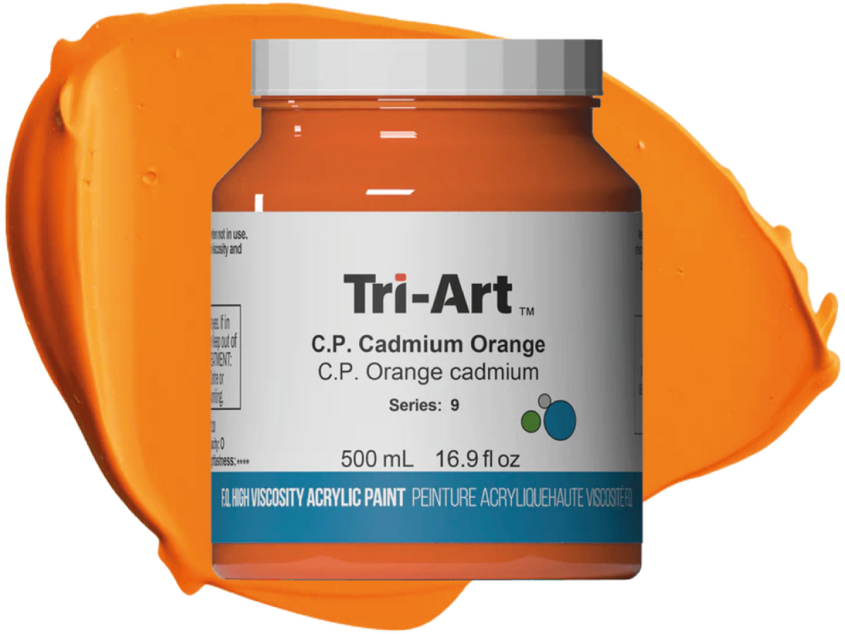 TRI-ART ACRYLFARBE 500ML S9 KADMIUM ORANGEN 1