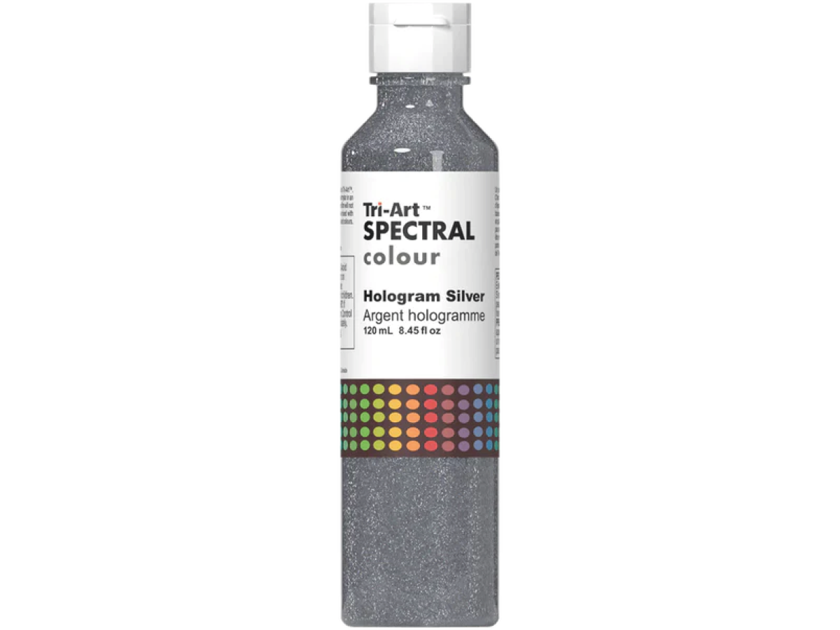TRI-ART SPECTRAL COLOUR 120ML HOLOGRAM SILVER 1