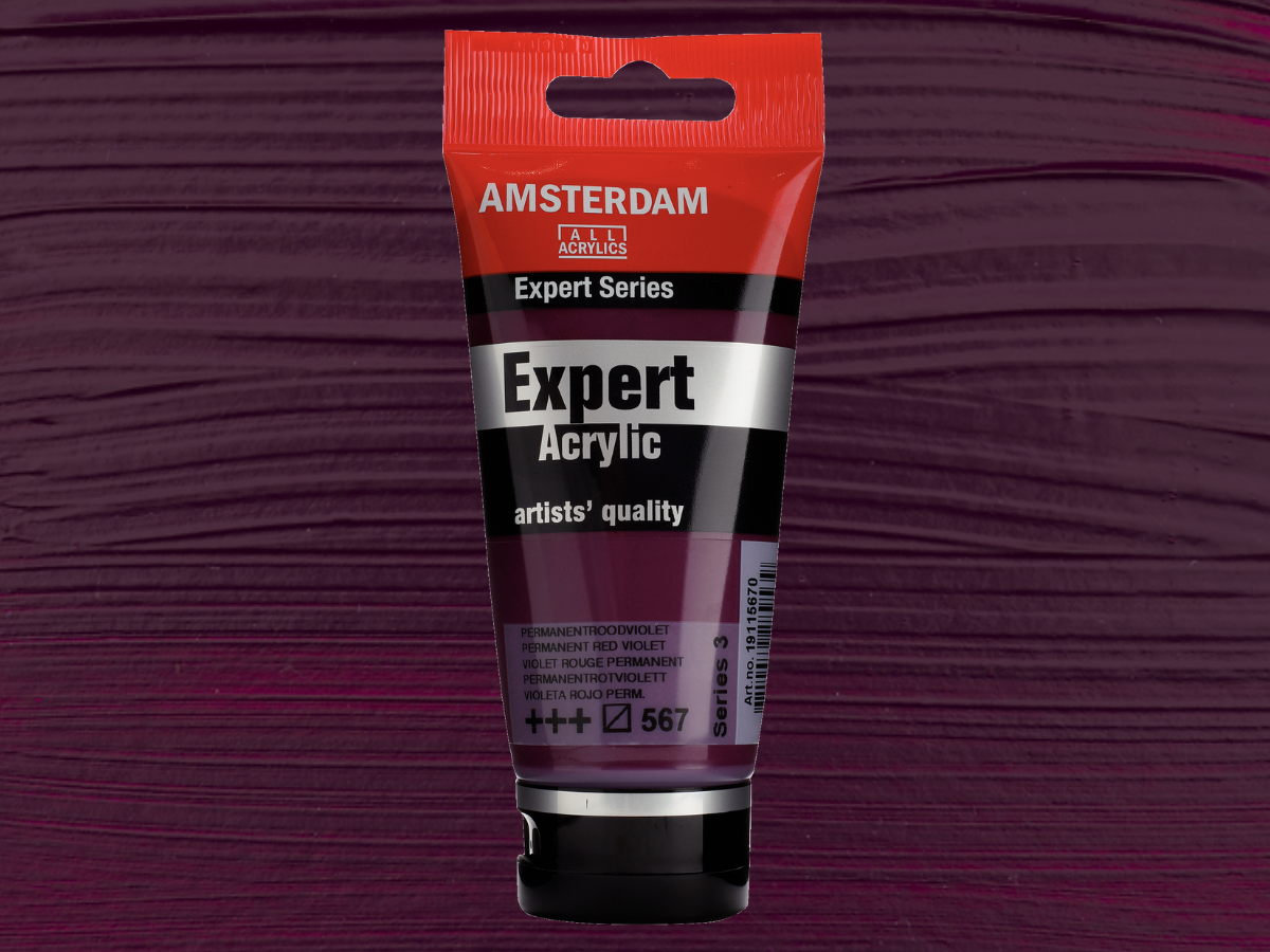 AMSTERDAM EXPERT 75ML 567 SERIE 3 PERMANENT ROTVIOLETT 1