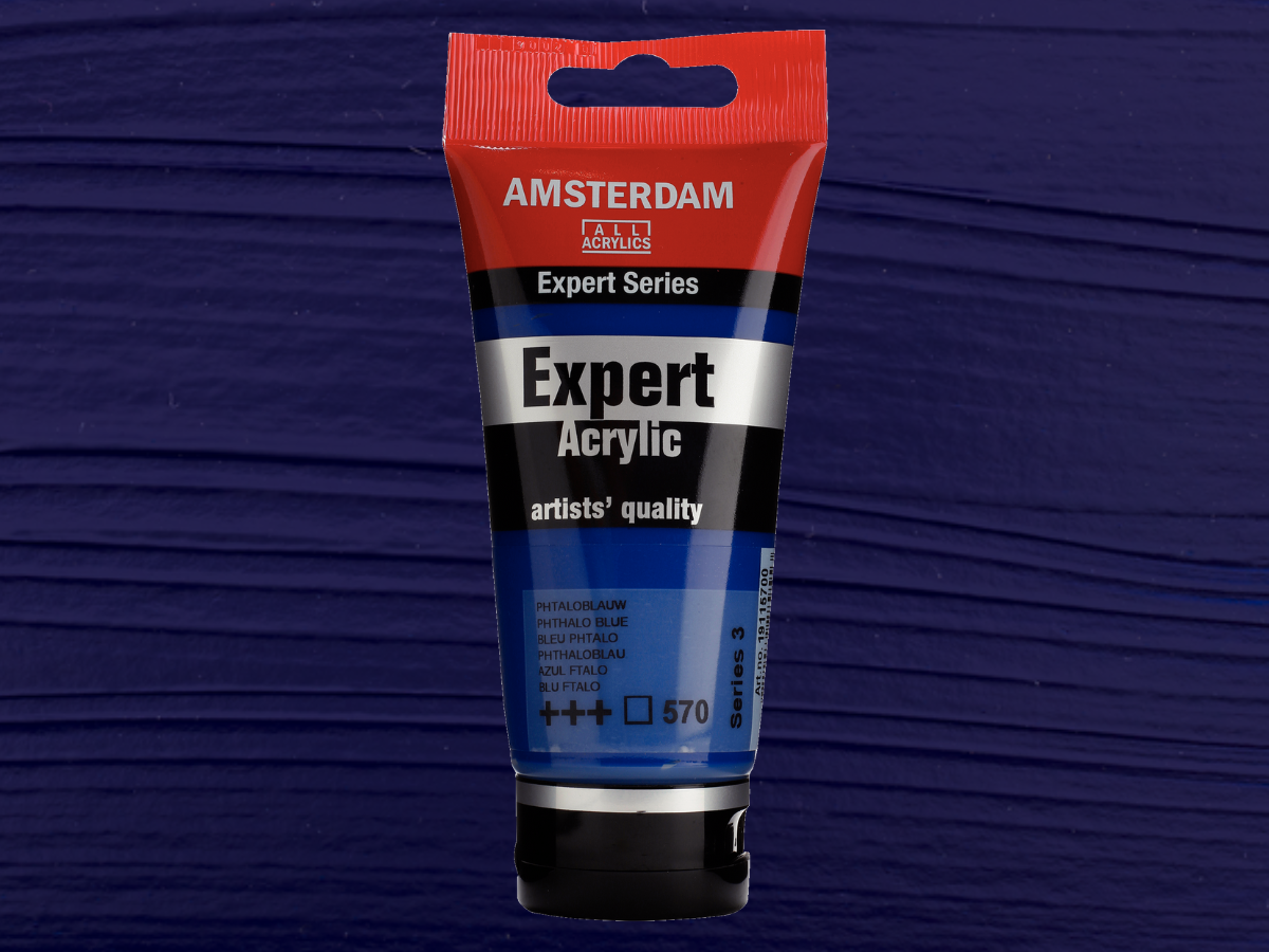 AMSTERDAM EXPERT 75ML 570 SERIE 3 PHTHALOBLAU 1