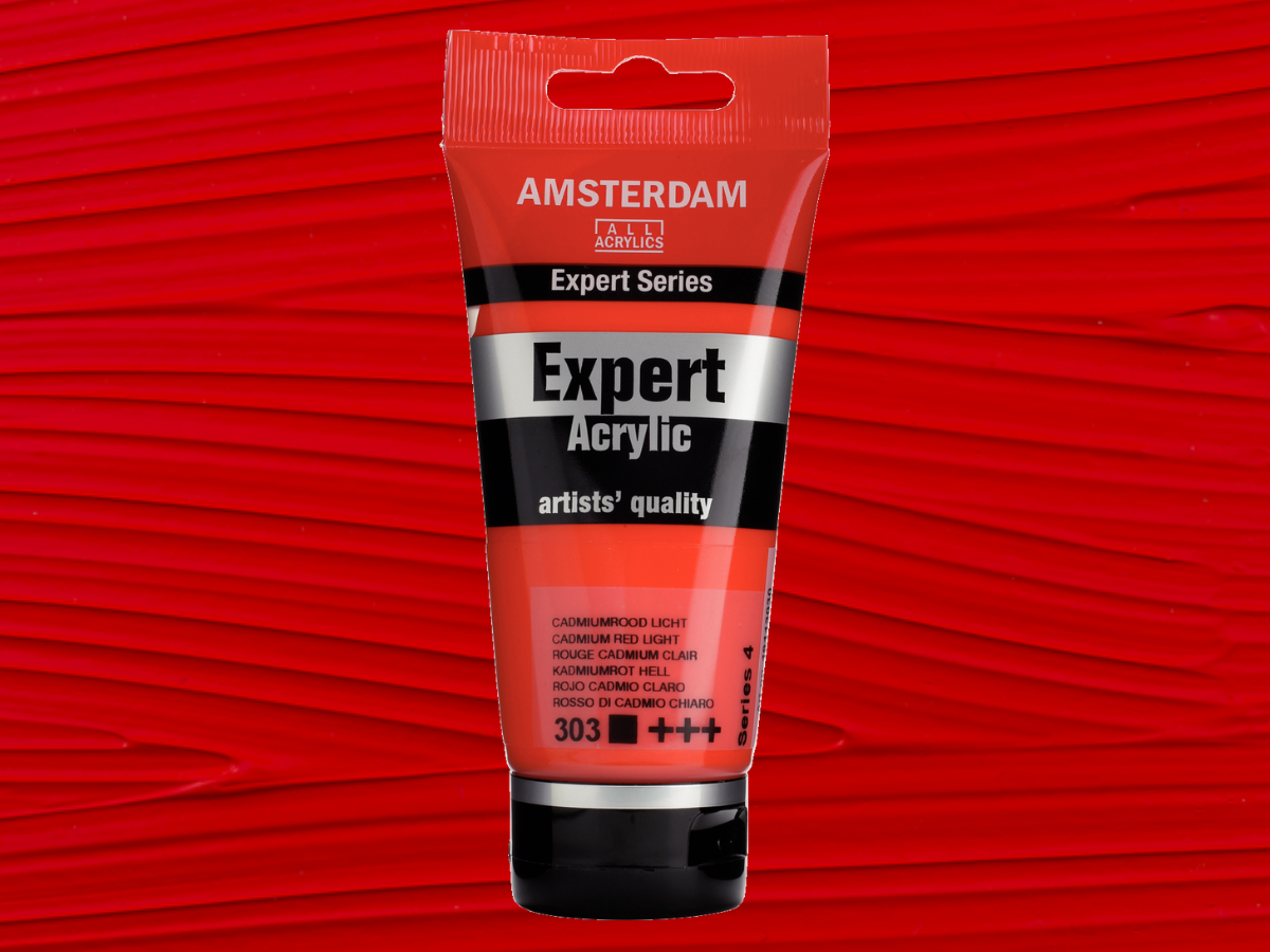 AMSTERDAM EXPERT 75ML 303 SERIE 4 KADMIUMROT HELL 1
