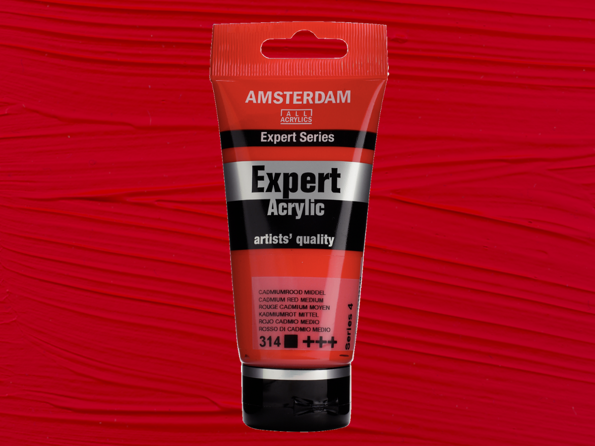 AMSTERDAM EXPERT 75ML 314 SERIE 4 KADMIUMROT MITTEL 1