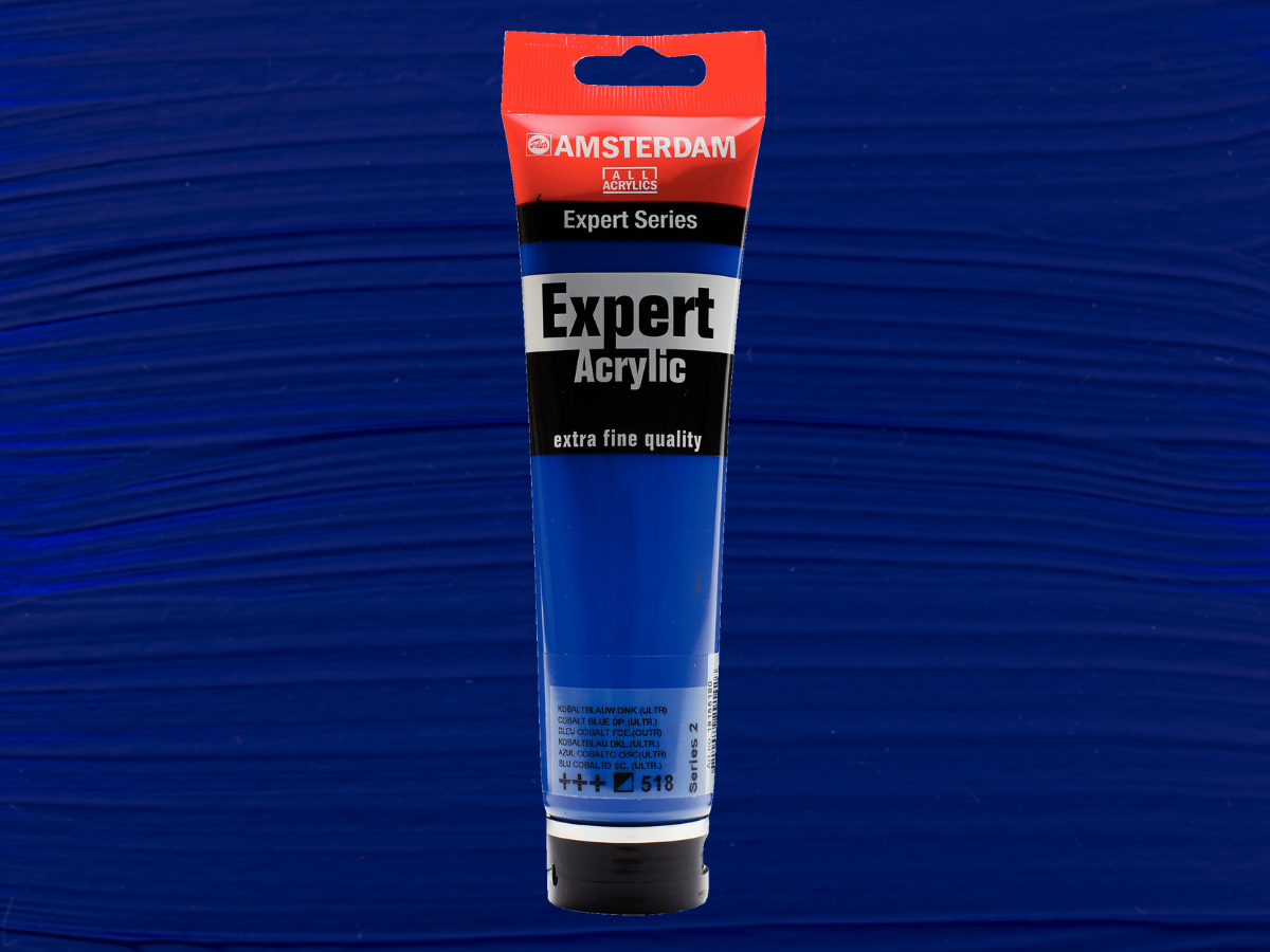 AMSTERDAM EXPERT 150ML 518 SERIE 2 KOBALTBLAU DUNKEL (ULTRAMARINE) 1