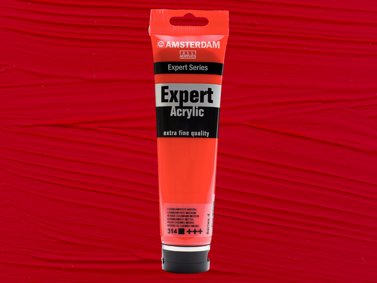 AMSTERDAM EXPERT 150ML 314 SERIE 4 KADMIUMROT MITTEL 1