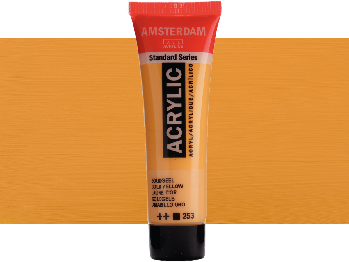 TALENS AMSTERDAM STANDARD 20ML 253 GOLDGELB 1