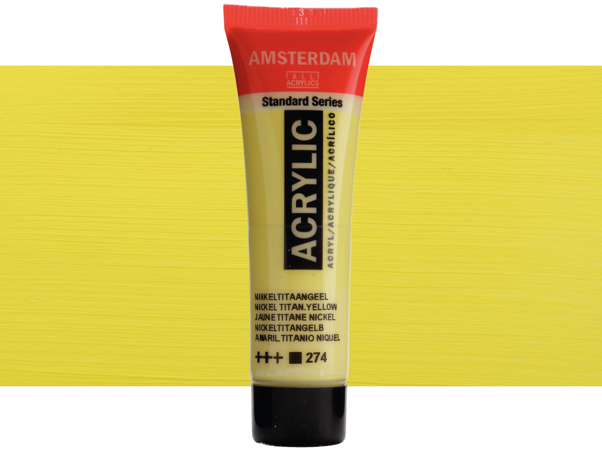 TALENS AMSTERDAM STANDARD 20ML 274 NICKELTITAN GELB 1