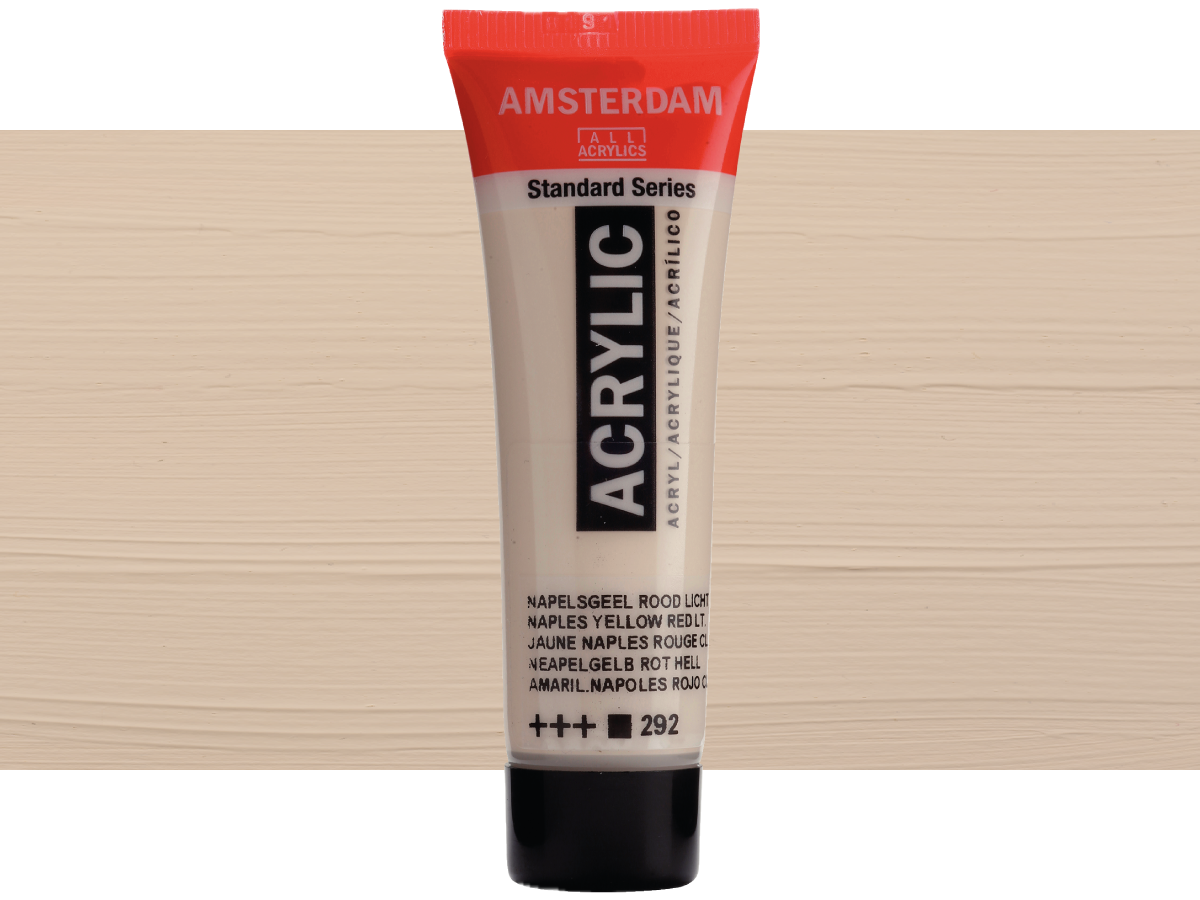 TALENS AMSTERDAM STANDARD 20ML 292 NEAPELGELB ROT HELL 1