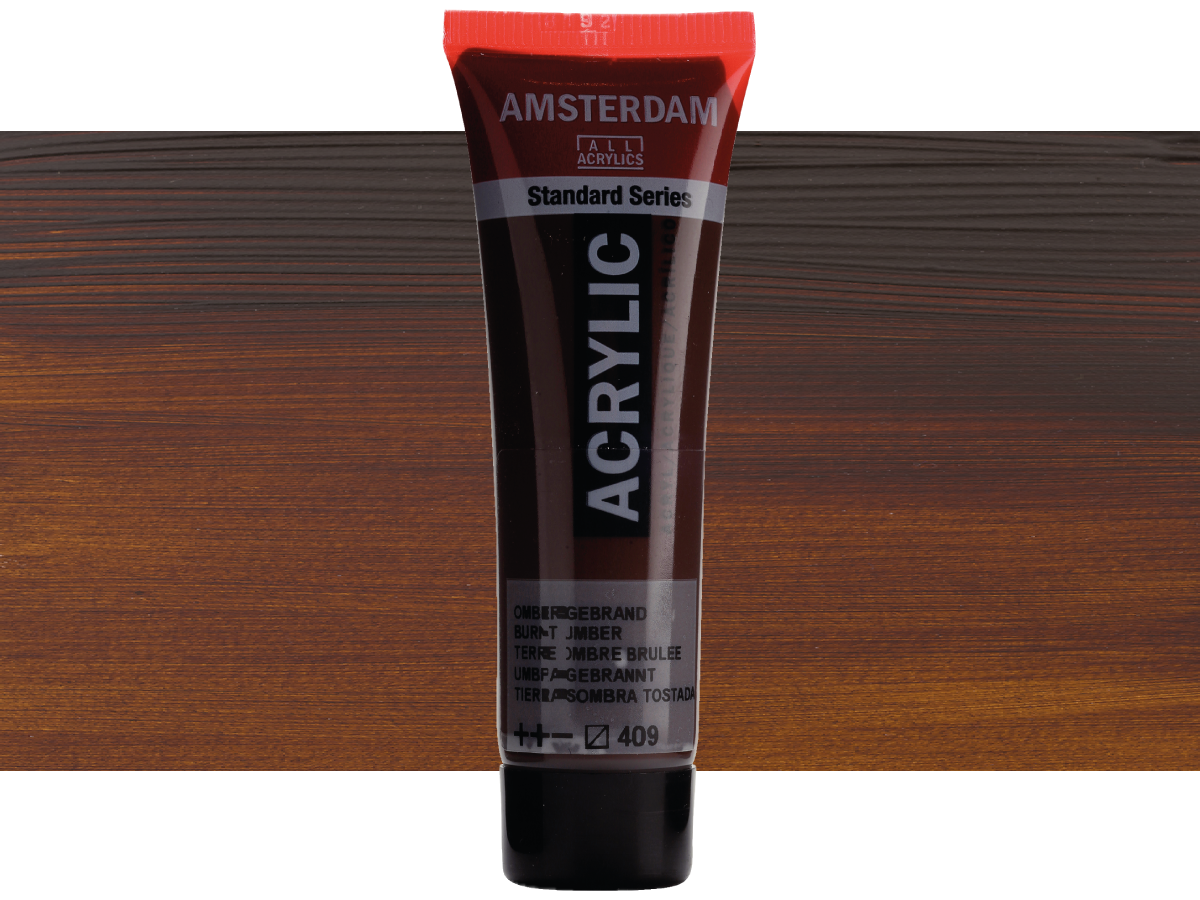 TALENS AMSTERDAM STANDARD 20ML 409 UMBRA GEBRANNT 1