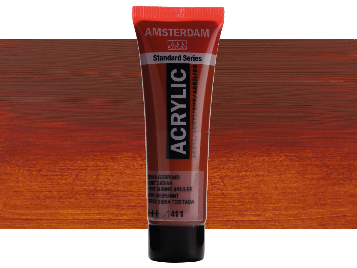 TALENS AMSTERDAM STANDARD 20ML 411 SIENA GEBRANNT 1