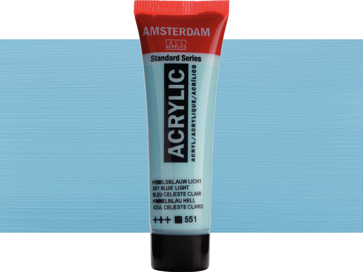 TALENS AMSTERDAM STANDARD 20ML 551 HIMMELBLAU HELL 1