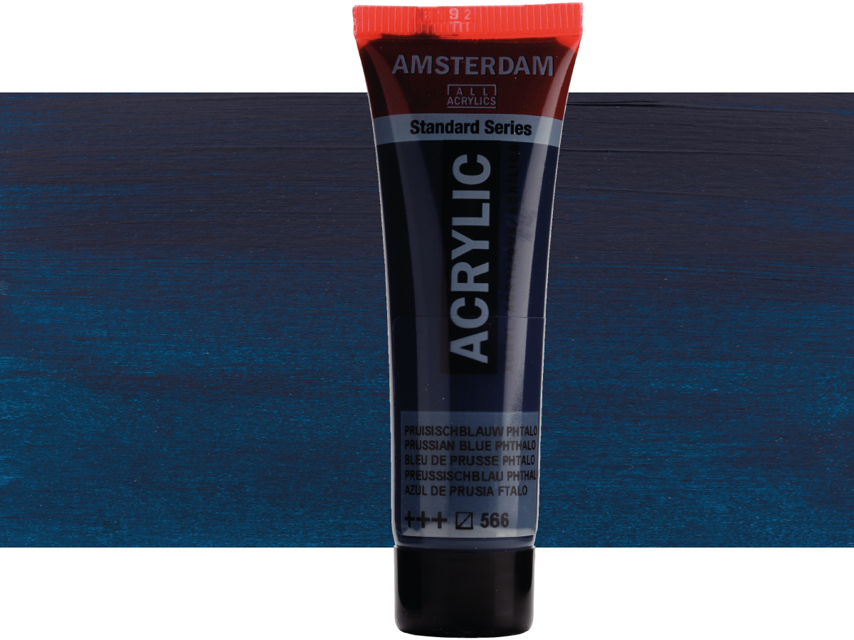 TALENS AMSTERDAM STANDARD 20ML 566 PREUSS.BLAU PHTHALO 1