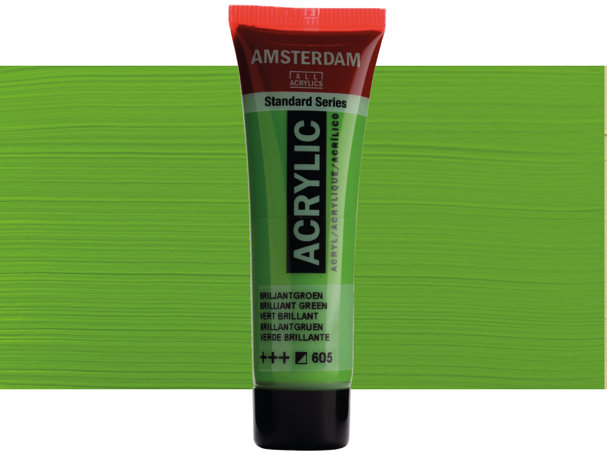 TALENS AMSTERDAM STANDARD 20ML 605 BRILLANTGRÜN 1