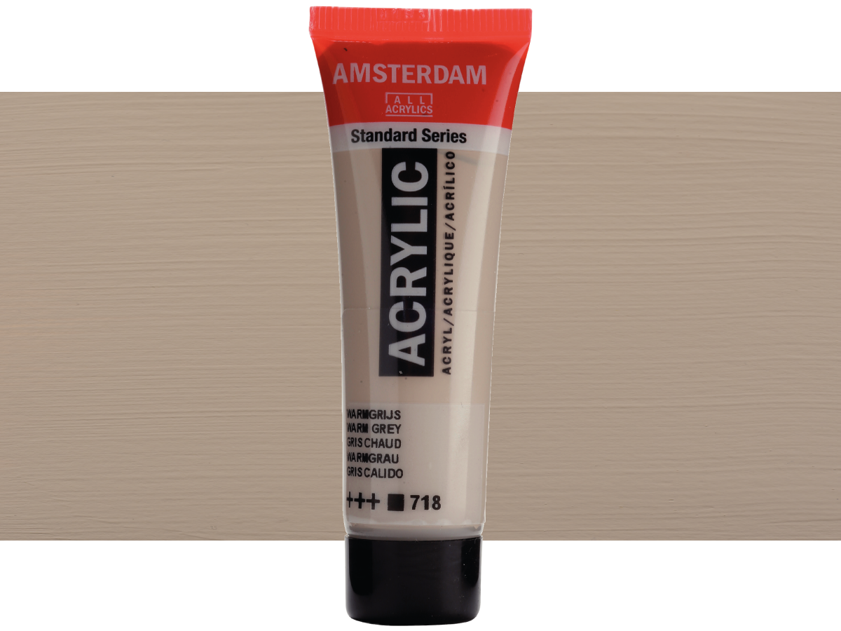 TALENS AMSTERDAM STANDARD 20ML 718 WARMGRAU 1