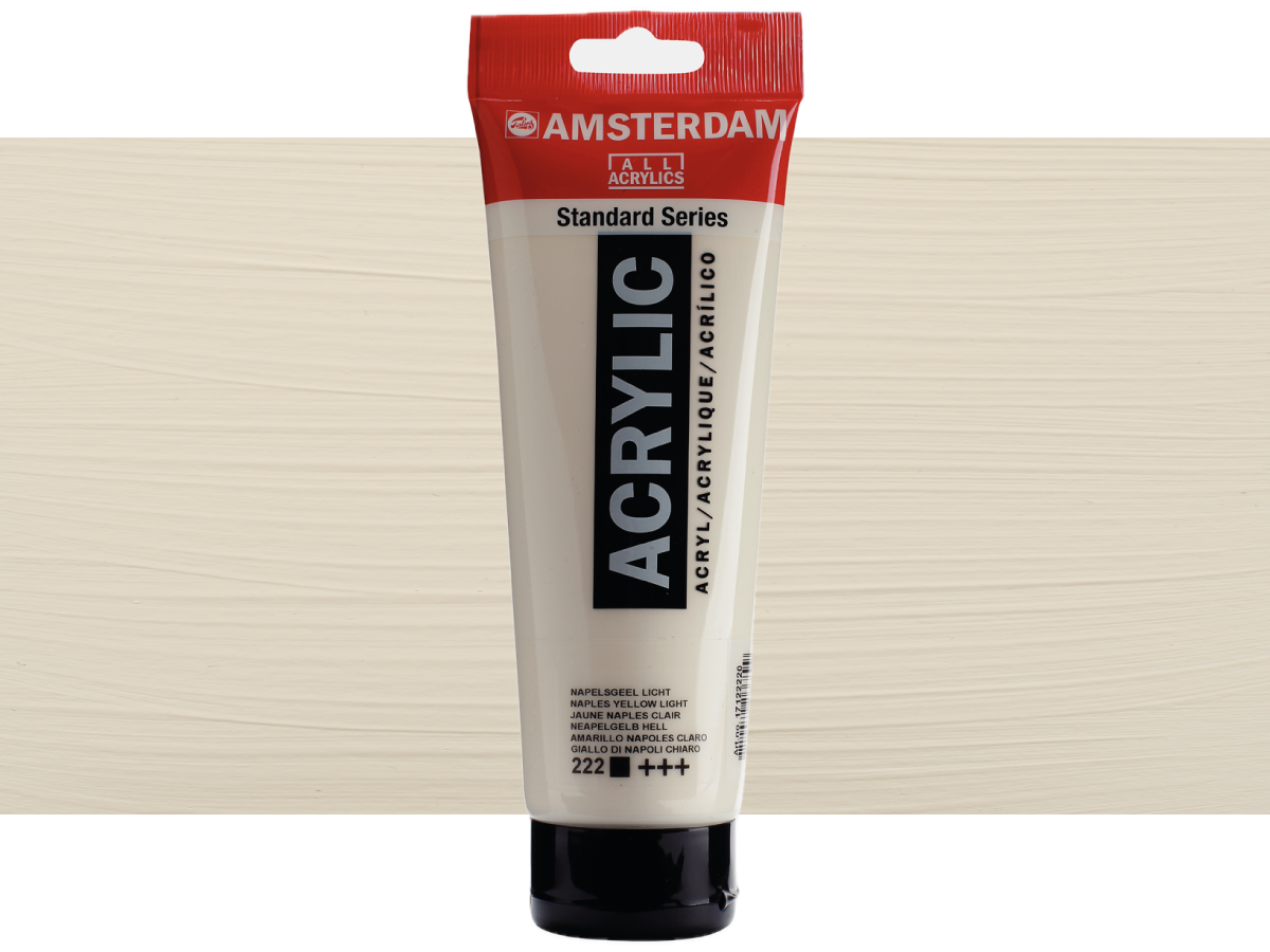 TALENS AMSTERDAM STANDARD ACRYL 250ML 222 NEAPELGELB HELL 1