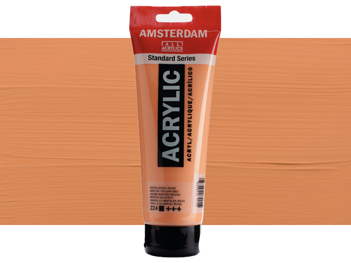 TALENS AMSTERDAM STANDARD ACRYL 250ML 224 NEAPELGELBROT 1