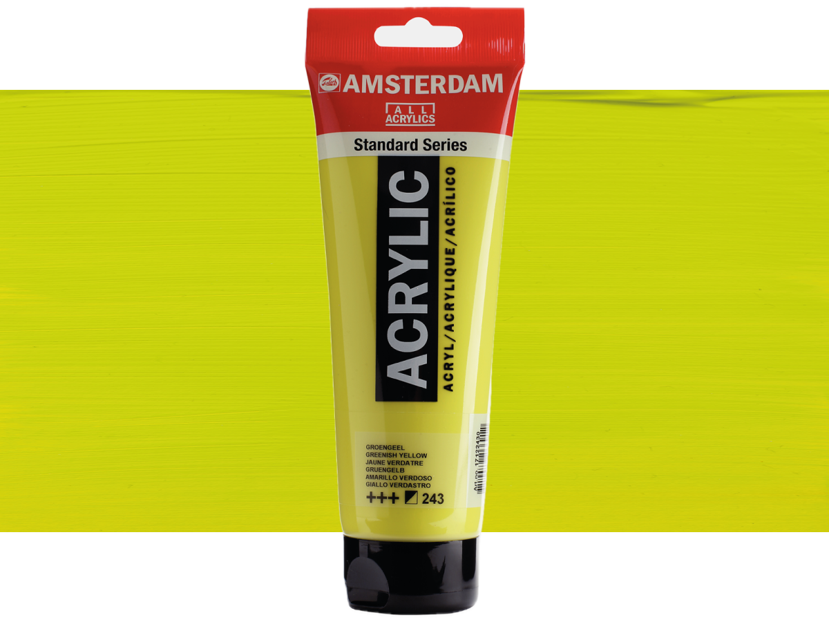 TALENS AMSTERDAM STANDARD ACRYL 250ML 243 GRÜNGELB 1