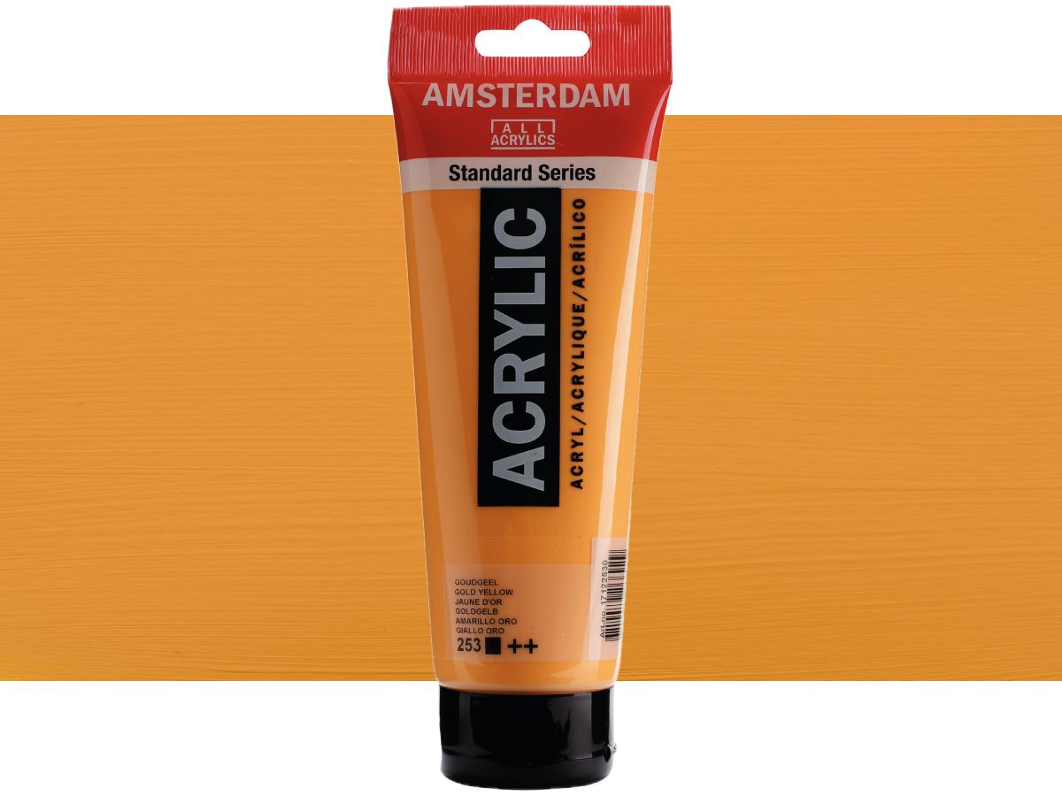 TALENS AMSTERDAM STANDARD ACRYL 250ML 253 GOLDGELB 1