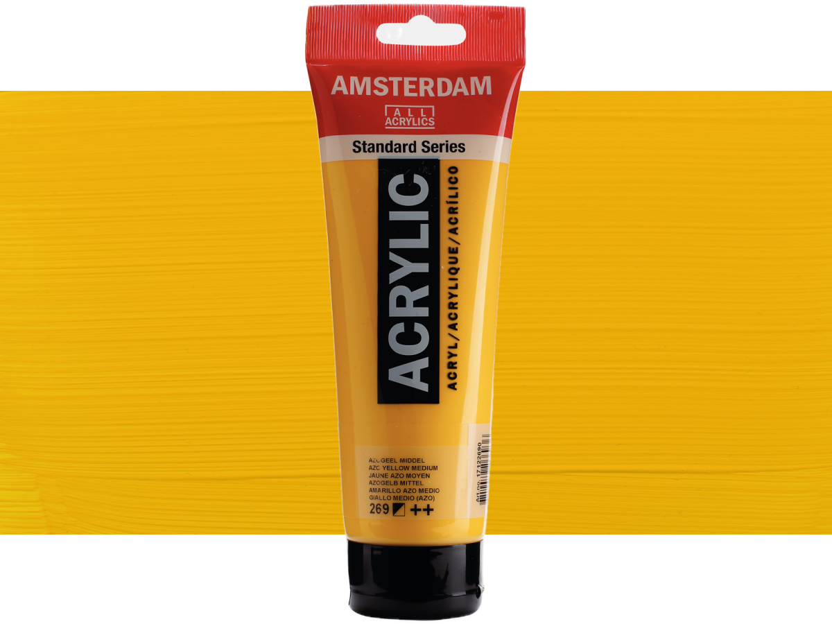 TALENS AMSTERDAM STANDARD ACRYL 250ML 269 AZOGELB MITTEL 1