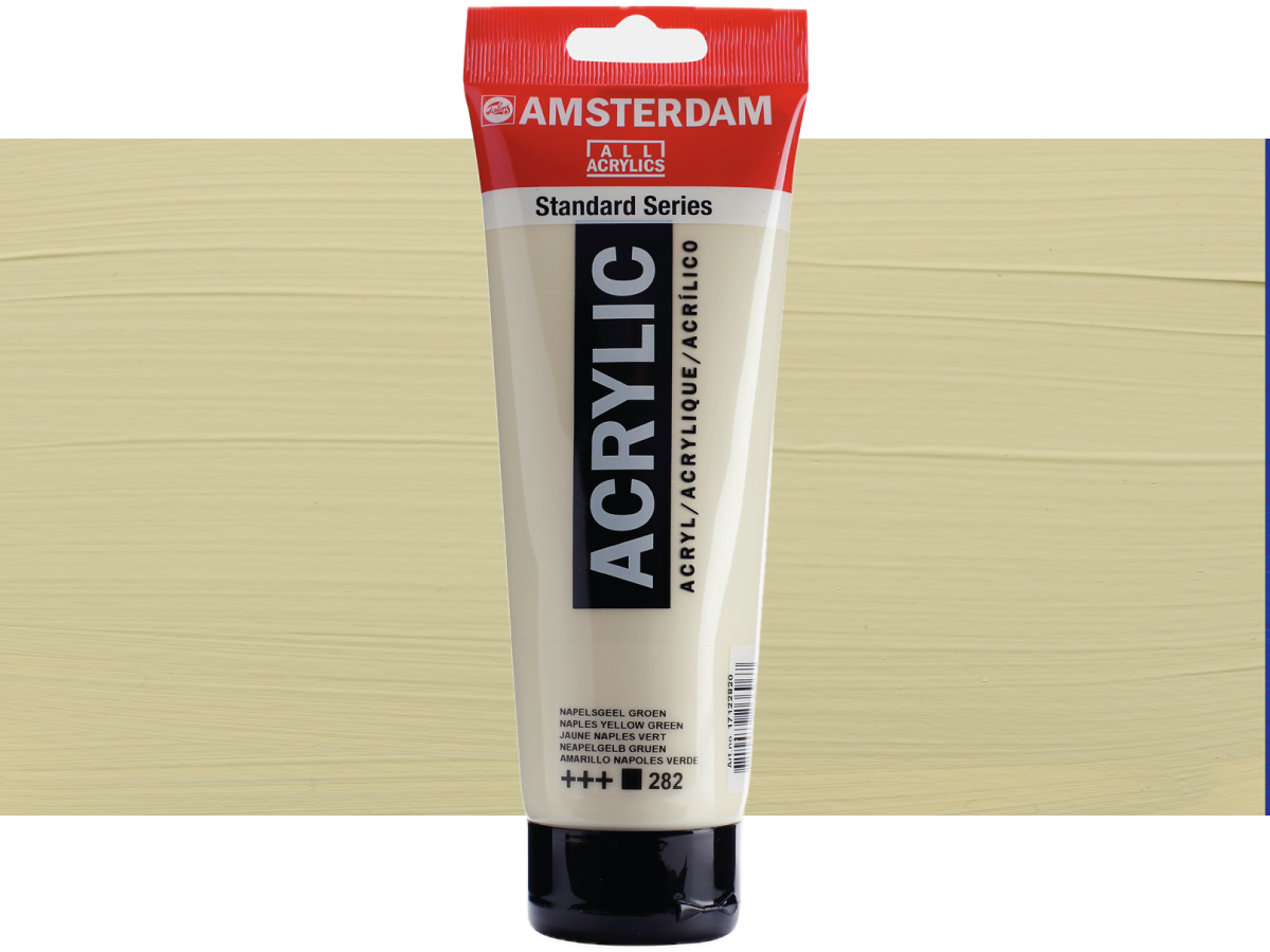 TALENS AMSTERDAM STANDARD ACRYL 250ML 282 NEAPELGELBGRÜN 1