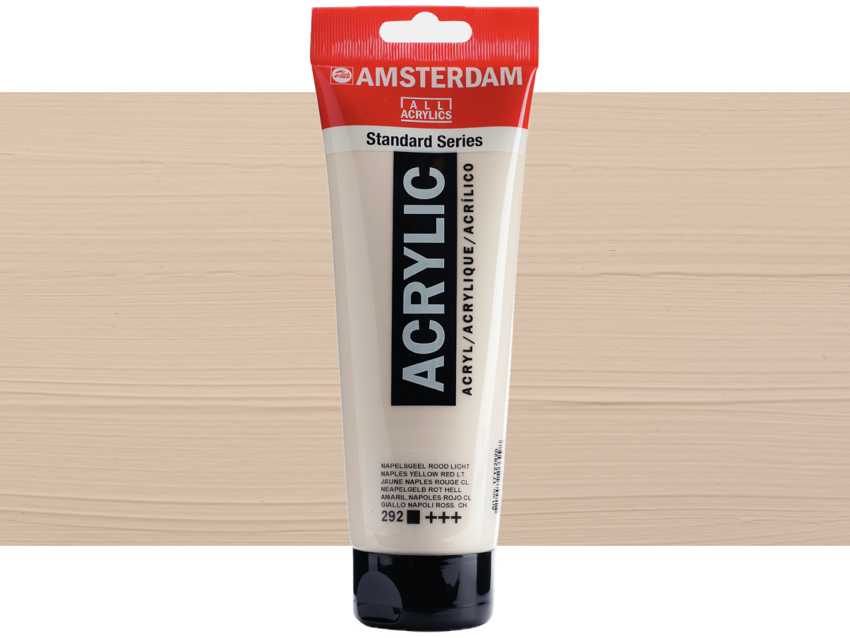 TALENS AMSTERDAM STANDARD ACRYL 250ML 292 NEAPELGELBROT HELL 1