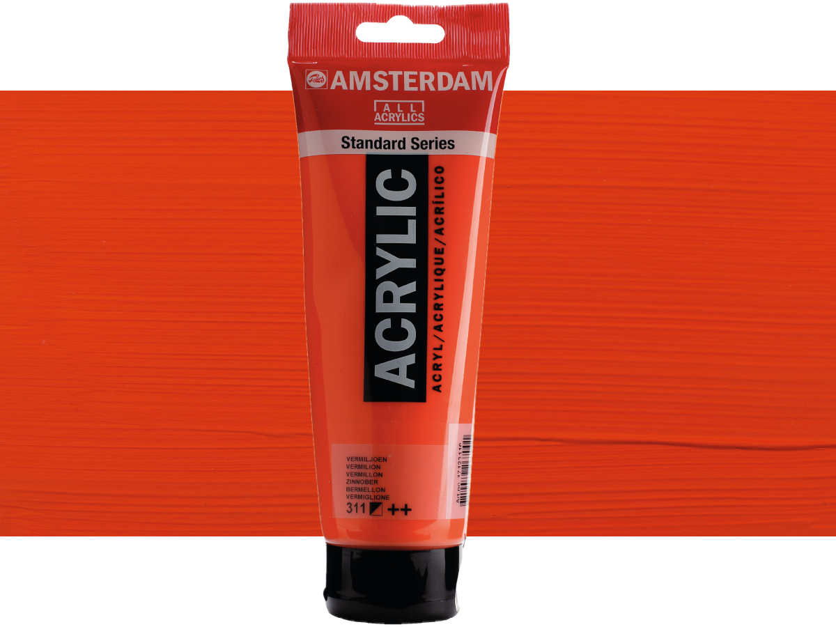 TALENS AMSTERDAM STANDARD ACRYL 250ML 311 ZINNOBER 1