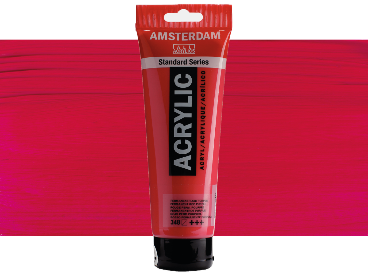 TALENS AMSTERDAM STANDARD ACRYL 250ML 348 PERMANENT PURPUR 1