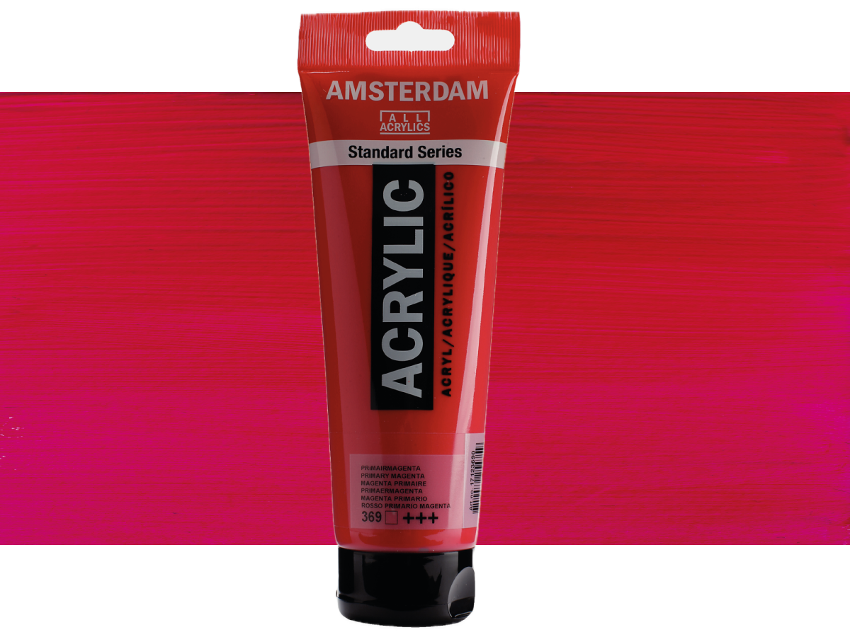 TALENS AMSTERDAM STANDARD ACRYL 250ML 369 PRIMÄR MAGENTA 1