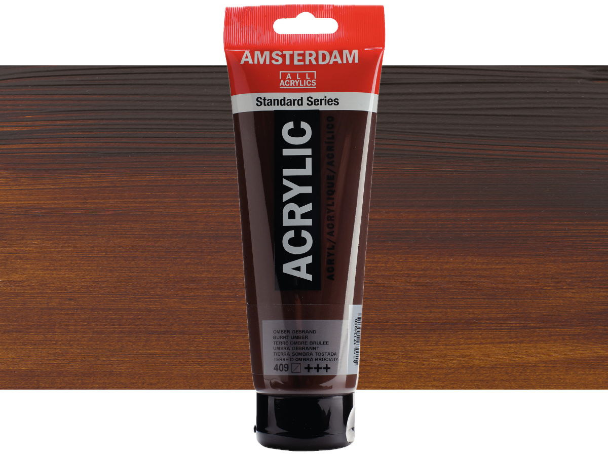 TALENS AMSTERDAM STANDARD ACRYL 250ML 409 UMBRA GEBRANNT 1