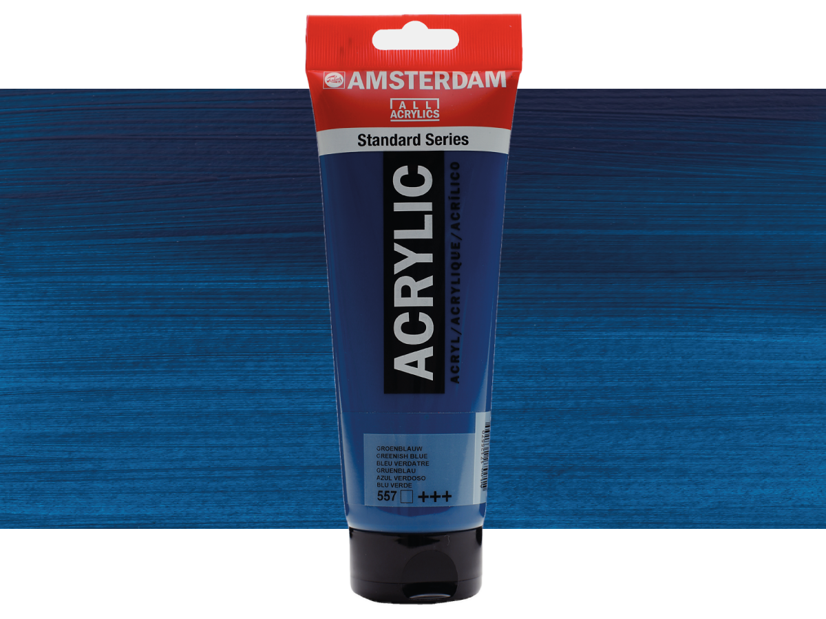 TALENS AMSTERDAM STANDARD ACRYL 250ML 557 GRÜNBLAU 1